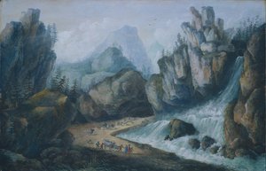 Alplerde Torrent ve Şelale by Louis Bélanger