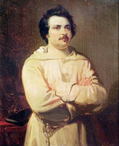 Honore de Balzac (1799-1850) in his Monk