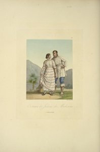 Mechoacan Kızılderililerinin kostümleri, Alexander von Humboldt ve Aime Bonpland tarafından 