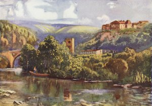 Tagus Nehri üzerinde, Toledo by Louis Burleigh Bruhl
