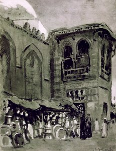 Bakır tüccarı, Kahire, Mısır, 1928
