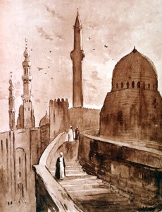 Şafakta Kale, Kahire, Mısır, 1928 by Louis Cabanes