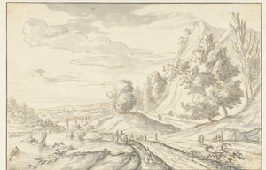 dağ manzarası by Louis Chalon