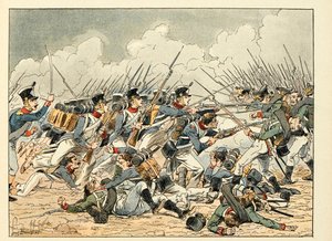 "Les heros du Siecle" kitabından alınan illüstrasyon, Dick de Lonlay