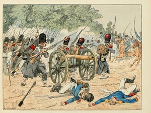 "The Heros of the Siecle" kitabından alınan illüstrasyon, Dick de Lonlay
