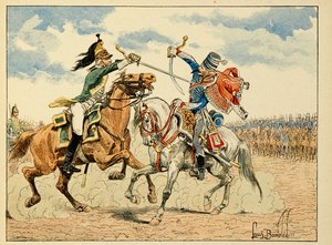 "The Heros of the Siecle" kitabından alınan illüstrasyon, Dick de Lonlay