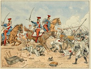 Illustration taken from the book “The Heros of the Siecle”, anecdotal recits by Dick de Lonlay and illustrated by Louis Bombled (1862-1927) by Louis Charles Bombled