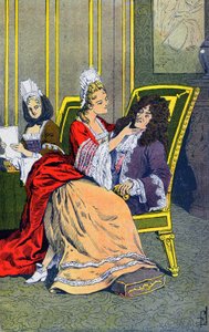 Louis XIV ailesi by Louis Charles Bombled
