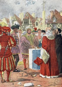 İtalyan mimar Boccador tarafından çizilen Hotel de Ville de paris