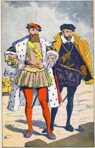 Guise Dükü ve Coligny Amirali by Louis Charles Bombled