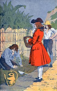 Clieux Şövalyesi kafeyi tanıtıyor by Louis Charles Bombled