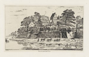 Neckargemünd (Baden-Württemberg) manzarası Neckargemünd (nesne üzerindeki başlık) by Louis Charles Hora Siccama