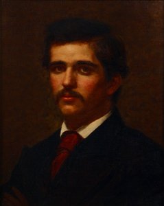 Otoportre (tuval üzerine yağlıboya) by Louis Comfort (attr. to) Tiffany
