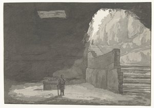 Grot en fontein in de oude stad Manduria Mağarası ve Manduryalıların Çeşmesi, Pliny Travels in Italy, Sicilya ve Malta - 1778 (dizi başlığı)