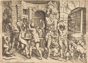 Vulkan Demirhanesi by Louis Elle I after Francesco Primaticcio