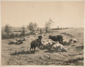 koyunlar by Louis Emmanuel Soulange Teissier
