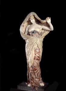 Doğa bilimde ortaya çıktı Louis Ernest Barrias (1841-1905) 1899 tarafından mermer ve oniks heykeli. Paris, Musee d