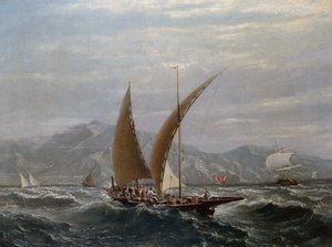 Bir Akdeniz Tartanı (tuval üzerine yağlı boya)