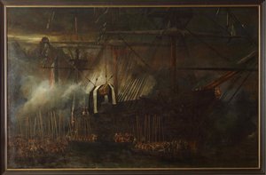Napolyon küllerinin La Belle Poule fırkateyninde taşınması, 15 Ekim 1840, 1843.