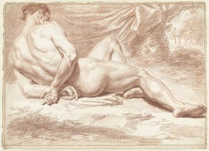 akademi çıplak by Louis Fabritius Dubourg