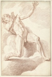Erkek Çıplak, Yatar by Louis Fabritius Dubourg
