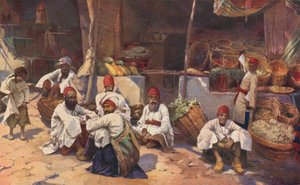 Bir Pers Dükkanı (renkli taş)