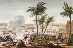 Piramitlerin Savaşı, Mısır, 3 Thermidor, Yıl 6 21 Temmuz 1798 by Louis Francois Couche