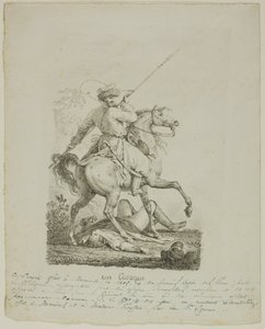bir Kazak by Louis Francois Lejeune