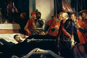 Kont Egmont ve Hoorn'un Kalıntılarına Son Saygılar by Louis Gallait