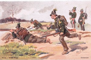 Carbiniers, Kartpostal, 1920