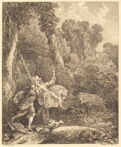 Orada birden fazla tehlike yaşıyoruz by Louis Germain and Charles Emmanuel Patas after Louis Gabriel Moreau