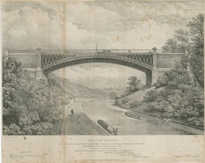 Calton Köprüsü: çinko litografi, nd [1826] by Louis Haghe