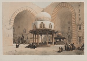 Mısır ve Nubia, Cilt III, No. 8: Sultan Hassan Camii, Kahire by Louis Haghe