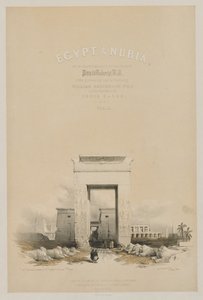 Mısır ve Nubia: Frontispiece Cilt V by Louis Haghe