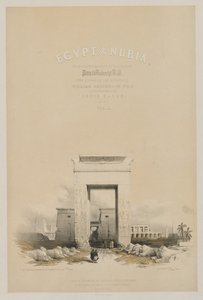 Mısır ve Nubia: Frontispiece Cilt V, 1849. by Louis Haghe
