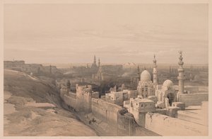 Mısır ve Nubia: Cilt III - No. 26, Kahire, Batıya Bakış by Louis Haghe