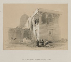 Mısır ve Nubia, Cilt III: Halife Mezarlarından Biri, Kahire, 1848. by Louis Haghe