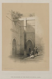 Mısır ve Nubia, Cilt III: Nileometre. Rhoda Adası, 1849. by Louis Haghe