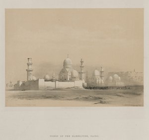 Mısır ve Nubia, Cilt III: Memlooks Mezarları, Kahire by Louis Haghe