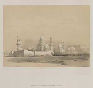 Mısır ve Nubia, Cilt III: Memlooks Mezarları, Kahire, 1849. by Louis Haghe