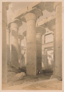 Mısır ve Nubia: Cilt II - No. 14, Karnak, 1838. by Louis Haghe