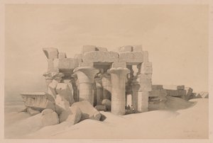 Mısır ve Nubia: Cilt II - No. 42, Kom Ombo Harabeleri by Louis Haghe