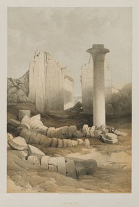 Mısır ve Nubia, Cilt II: Karnak, 1848. by Louis Haghe