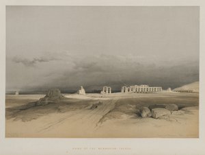 Mısır ve Nubia, Cilt II: Memnonium Harabeleri, Thebes, 1847.