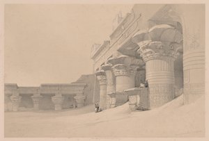 Mısır ve Nubia: Cilt I - No. 10, Edfou by Louis Haghe