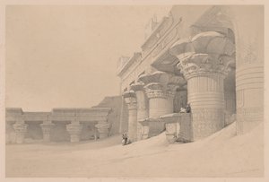 Mısır ve Nubia: Cilt I - No. 10, Edfou, 1838. by Louis Haghe