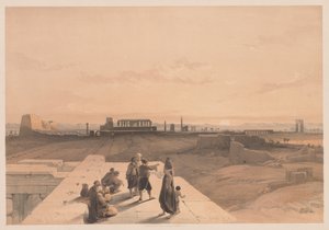 Mısır ve Nubia: Cilt I - No. 38, Karnak Harabeleri by Louis Haghe