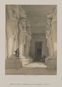 Mısır ve Nubia, Cilt I: Kazılan Gyrshe Tapınağı, Nubia by Louis Haghe