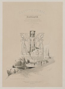 Mısır ve Nubia, Cilt I: Frontispiece, 1846. by Louis Haghe