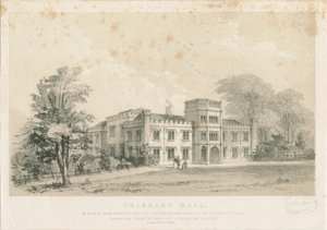 Wolseley Hall: çelik gravür, nd [c 1830] (baskı) by Louis Haghe